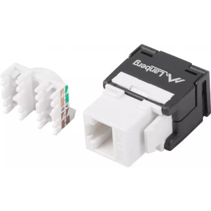 Módulo Keystone sem ferramentas Lanberg RJ45->LSA 180° UTP Cat.5e (KSU5-2000)