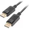 Cabo DisplayPort LANBERG CA-DPDP-10CC-0005-BK 0,5 m, DisplayPort–DisplayPort, preto