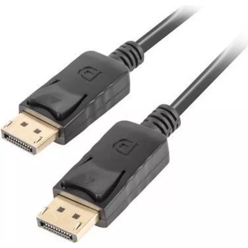 Cabo DisplayPort LANBERG CA-DPDP-10CC-0005-BK 0,5 m, DisplayPort–DisplayPort, preto