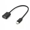 Cabo TB OTG USB AF - USB C 15cm preto (AKTBXKU4PAC015B)