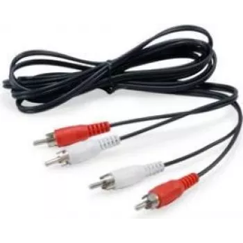 Cabo de áudio Equip 147094 2,5 m 2 x RCA preto