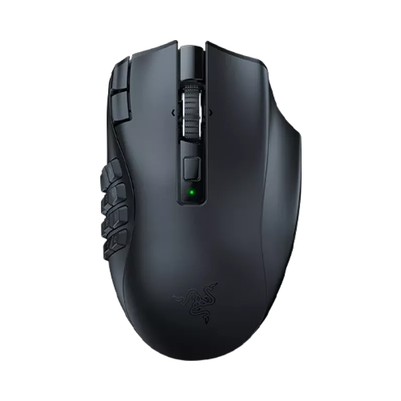 Razer Naga V2 HyperSpeed rato gaming sem fios, preto