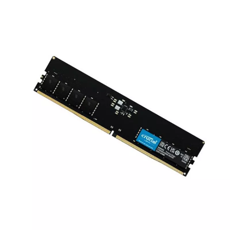 Crucial CT16G56C46U5 U-DIMM, 16GB, DDR5, 5600 Mhz, CL46, preto