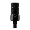 Microfone de estúdio RØDE PodMic USB — Cardioide XLR/USB, 24 bits/48 kHz, USB-C, saída para auscultadores, botão rotativo de volume, preto