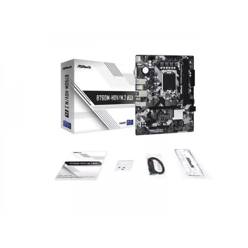 Placa-mãe ASRock B760M-HDV/M.2 D4 DDR4 LGA 1700 Micro-ATX