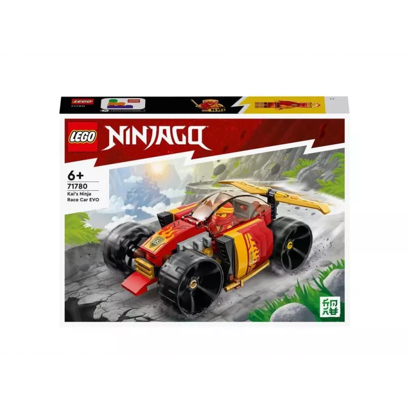 LEGO 71780 NINJAGO Carro de Corrida Ninja EVO 2em1 do Kai Brinquedo de Carro de Corrida para Modelo de Todo-o-Terreno Conjunto de Construção para Crianças, Rapazes e Raparigas a partir dos 6 Anos Aniversário
