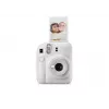 Máquina fotográfica instantânea Fujifilm Instax Mini 12 branca — impressões 86×54 mm, distância focal 60 mm, pilha AA