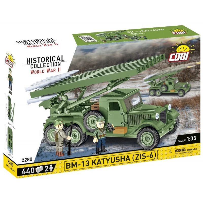 Blocos de construção COBI BM-13 Katjuscha ZIS-6 440 peças