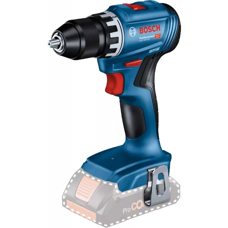 Bosch GSR 18V-45 Professional 500 rpm sem chave 900 g preto, azul