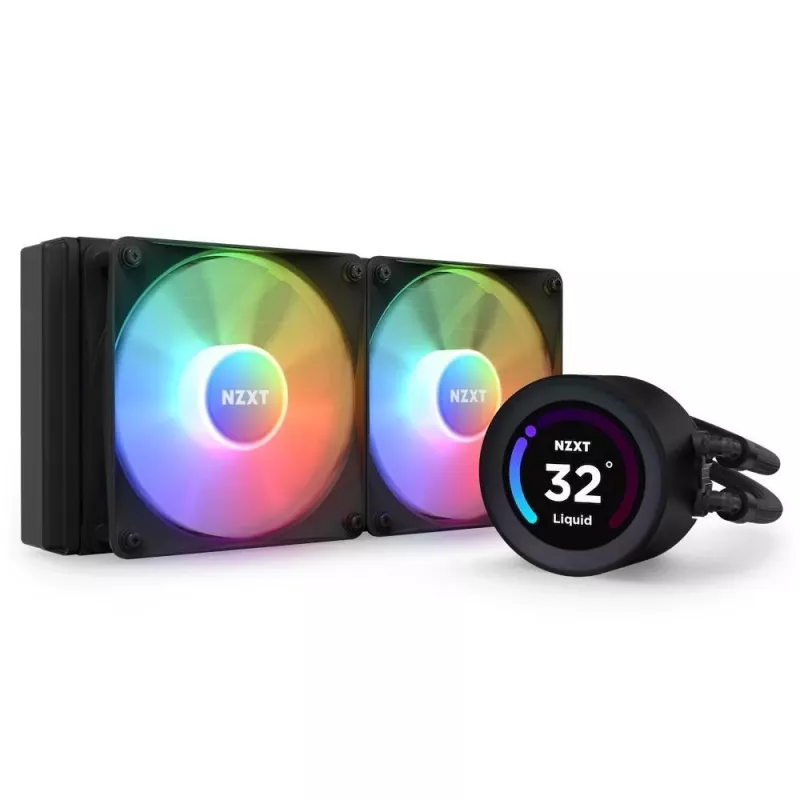 Arrefecedor líquido All-in-One NZXT Kraken Elite 240 RGB 12 cm preto