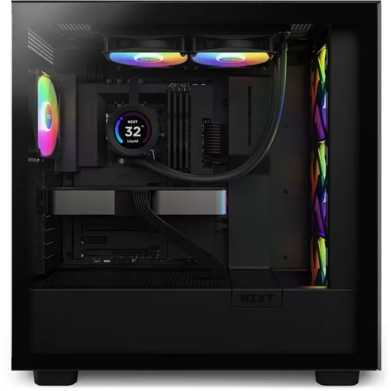 Arrefecedor líquido All-in-One NZXT Kraken Elite 240 RGB 12 cm preto
