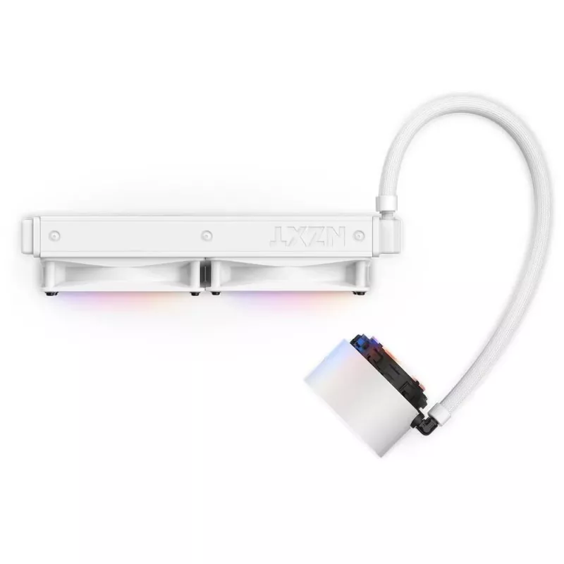 Arrefecedor líquido All-in-One NZXT Kraken Elite 240 RGB 12 cm branco
