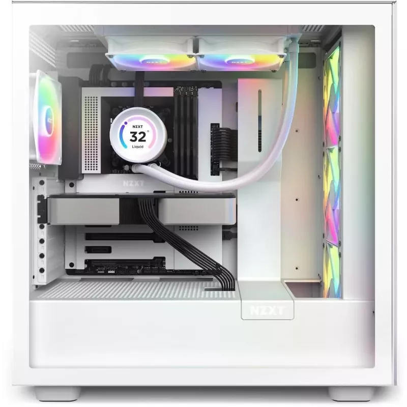 Arrefecedor líquido All-in-One NZXT Kraken Elite 240 RGB 12 cm branco