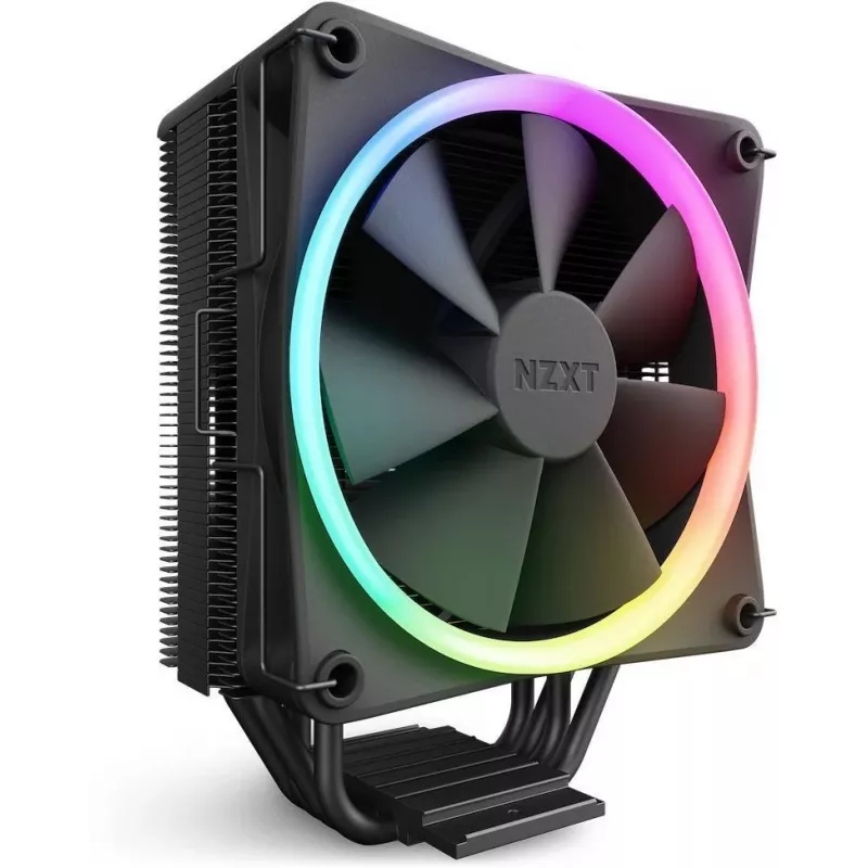 Arrefecedor de CPU NZXT T120 RGB 12 cm preto 1 unid.