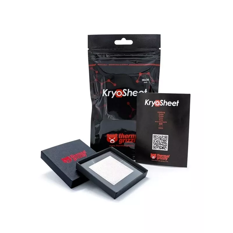 Thermal Grizzly TG-KS-38-38 almofada CryoSheet 0,2 mm 38x38 mm térmica