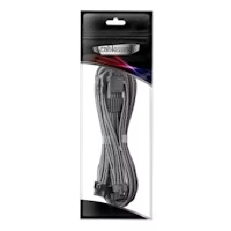 Cabo CableMod C-Series Pro ModMesh Sleeved 12VHPWR PCI-e para Corsair (Carbono, 16-Pin para Triple 8-Pin, 600mm)