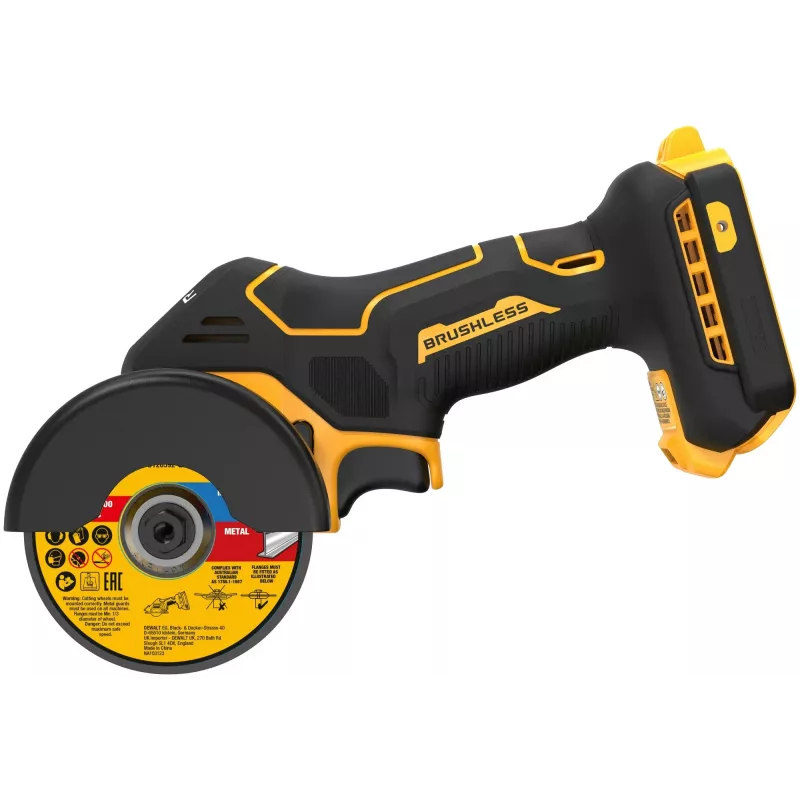 DeWALT DCS438N-XJ 18V XR cortador de multimateriais sem escovas a bateria, 76 mm, sem bateria e carregador