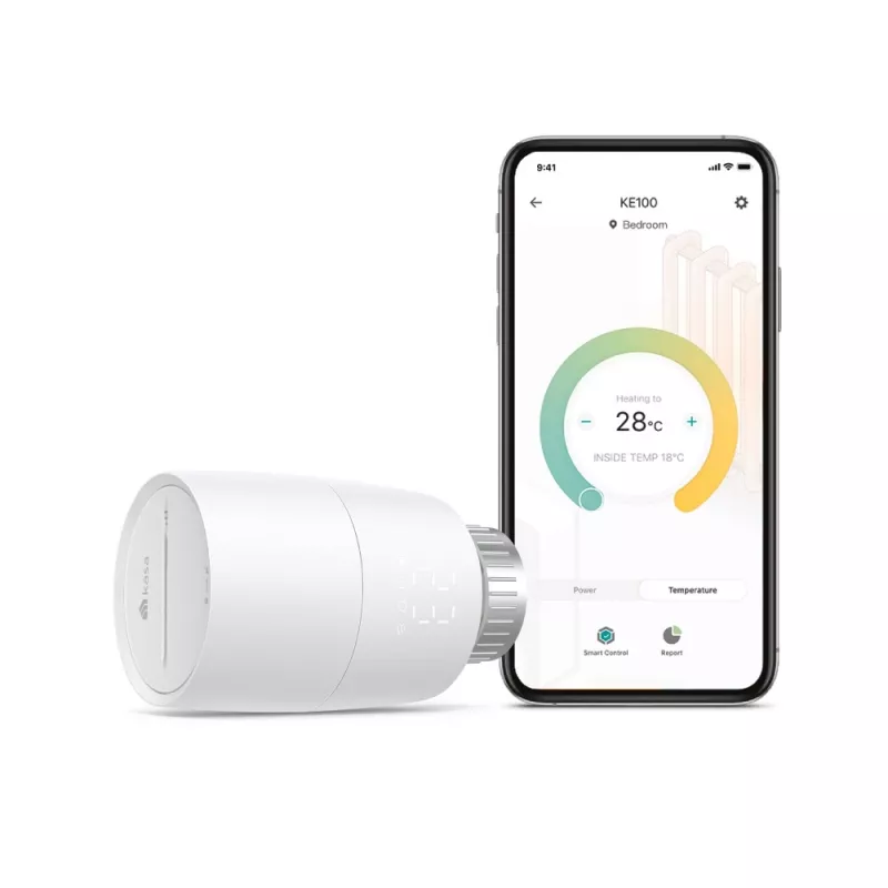 Kit inicial de válvula termostática de radiador inteligente Kasa