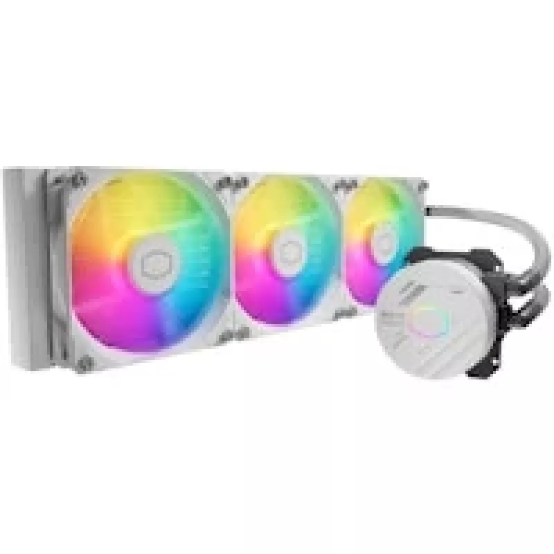 Kit de Refrigeração Líquida Cooler Master MasterLiquid 360L Core ARGB Branco Ventoinha 12 cm