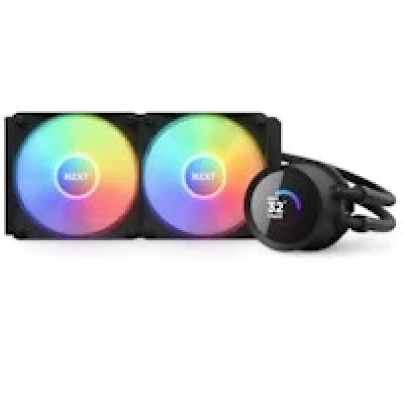 Refrigeração líquida All-in-One NZXT Kraken 280 RGB 14 cm preta