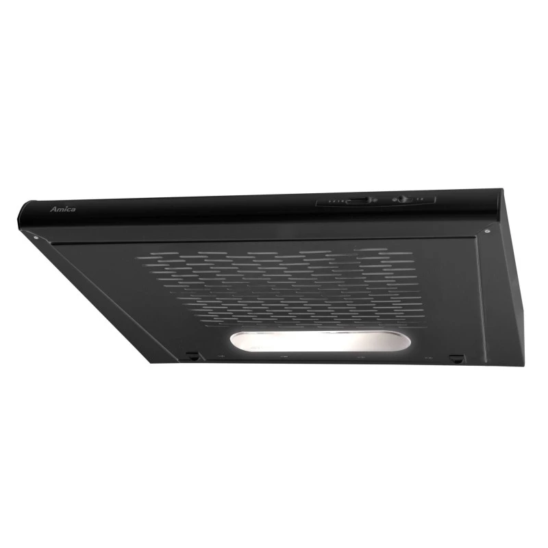 Exaustor de encastrar AMICA OSC6212B, 600 mm, caudal máximo de extração 163 m³/h, filtro de gordura de alumínio, LED, 3 velocidades