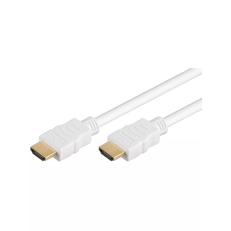 Goobay Cabo HDMI 5m Type-A macho para macho 18 Gbit/s branco