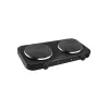 Esperanza Cotopaxi EKH010K placa de cozinha elétrica, 2 zonas (15,5 cm), 2000 W, preta