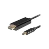 Adaptador de cabo de vídeo Lanberg CA-CMHD-10CU-0018-BK 1,8 m USB Type-C para HDMI