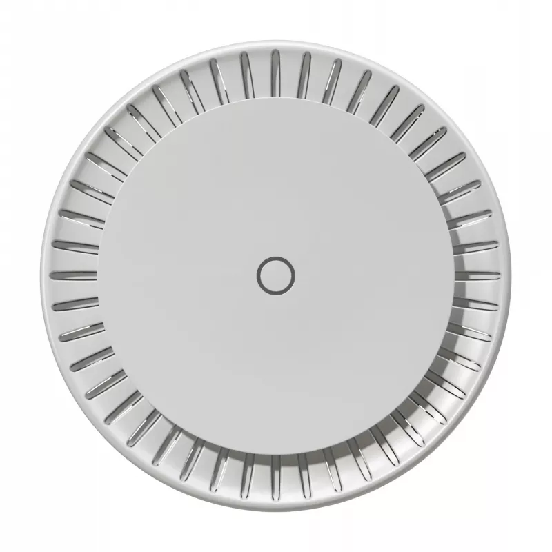 Access point MikroTik cAP ax para teto Wi‑Fi 6 dual‑band 2.4 GHz/5 GHz, 1774 Mbps, 2x RJ45, IP20, RouterOS