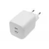 Carregador Digitus USB-C. 2 portas. 65W GaN