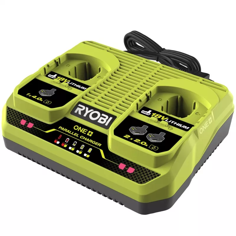 Carregador de bateria 18V / 2 portas