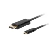 Adaptador USB-C para DisplayPort Lanberg CA-CMDP-10CU-0018-BK Preto 1,8 m