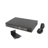 Lanberg RSFE-16P-2C-150 switch PoE+ não gerido, 16x 10/100 PoE+, 2x combo Gigabit, 150 W, rack 1U