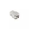 Módulo keystone Lanberg KSF7-2000 plano aço inoxidável