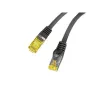 Lanberg PCF6A-10CU-0050-BK Cabo de ligação Cat.6a S/FTP LSZH, 0,5 m, preto
