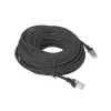 Cabo de rede LANBERG Cat6 PCU6-10CC-2000-BK — 20 m, U/UTP, RJ-45, preto