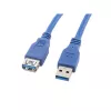 Cabo de extensão USB 3.0 AM-AF azul 3M
