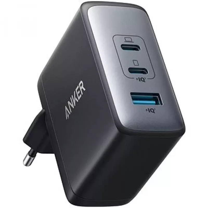 Anker Powerport 736 Nano II universal preto carregamento rápido AC para interior