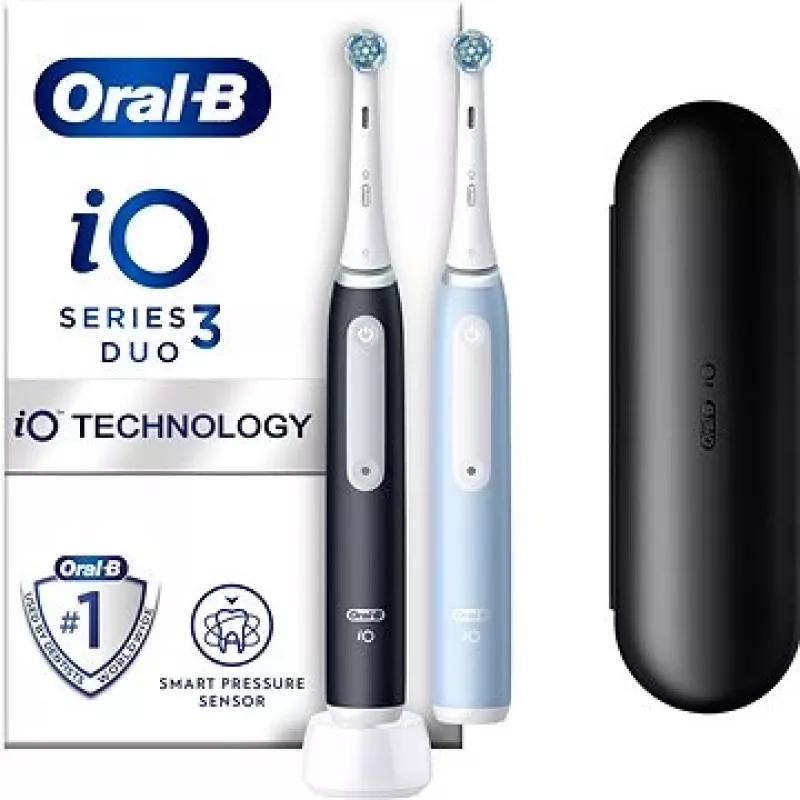 Escova de dentes elétrica Oral-B iO3 Series, preta