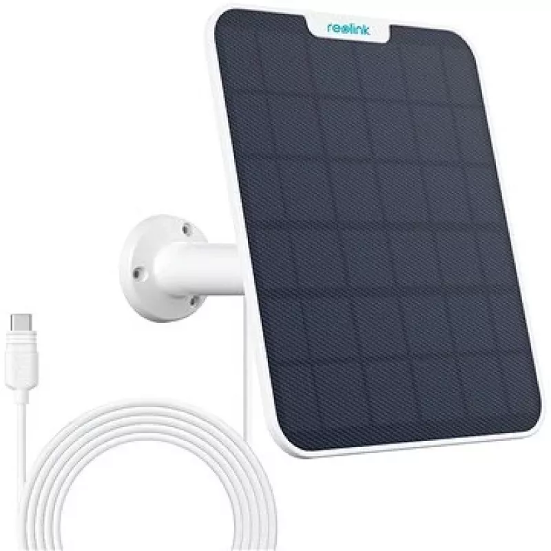 Painel solar Reolink 2 câmara a bateria 6W USB Type-C IP65
