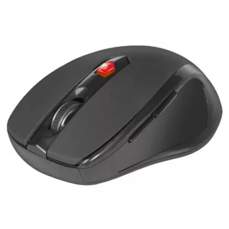 Rato ótico sem fios RF para destro DEFENDER ULTRA MM-315 — 1600 DPI, 6 botões, recetor USB, preto