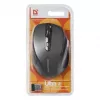 Rato ótico sem fios RF para destro DEFENDER ULTRA MM-315 — 1600 DPI, 6 botões, recetor USB, preto