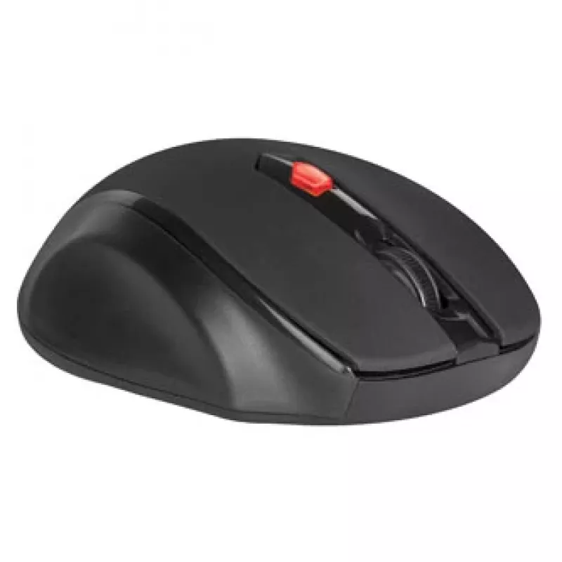Rato ótico sem fios RF para destro DEFENDER ULTRA MM-315 — 1600 DPI, 6 botões, recetor USB, preto