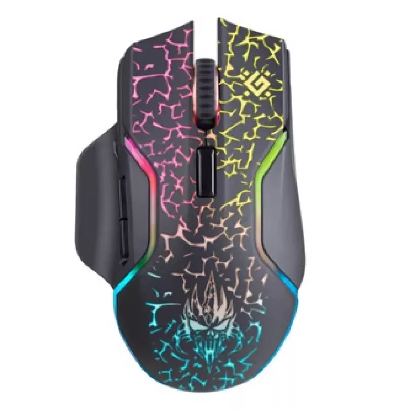 Rato Defender Oneshot GM-067 Gaming destro RF sem fios + USB Type