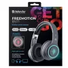 Headset DEFENDER FREEMOTION B571 LED sem fios binaural, drivers 4 cm, bateria 6–8 h, construção fechada, 20–20000 Hz