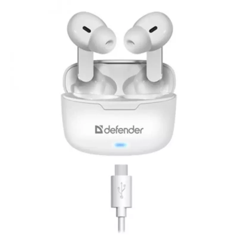 Auriculares Bluetooth Defender TWINS 903, brancos