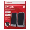 Altifalantes DEFENDER SPK-225 com fios 2.0, 4 W RMS, USB/DC 5 V, 3,5 mm, preto