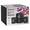 Altifalantes DEFENDER V11 11 W com fios 2.1 altifalantes satélite de secretária, USB 5 V, preto