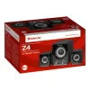 Altifalantes com fios DEFENDER Z4 2.1, 11 W RMS, preto, alimentação USB 5V, saída de auscultadores de 3,5 mm