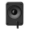 Defender V12 65212 colunas para computador 2.1, 11 W, subwoofer de 5 W, alimentadas por USB, retroiluminação LED, pretas, 115 x 130 x 223 mm